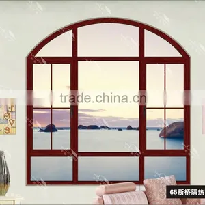 Good Price of Durability of Double Arch Window Glass Aluminum Alloy of Different Colors thumbnail-1