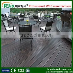 Exterior Wood Plastic Composite Flooring With Grey Wood Compoiste Decking thumbnail-6