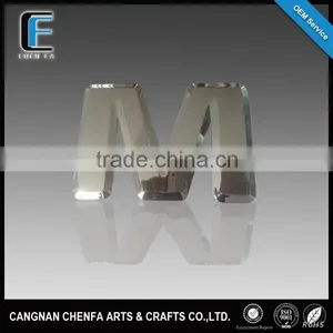 Decoratiion 3D ABS Plastic Chrome Plating Self-adhesive Letter Sign thumbnail-3