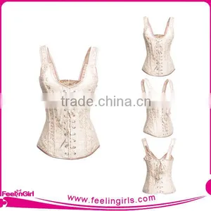 Drop Shipping Bridal Tight Lacing Corset Dress thumbnail-4