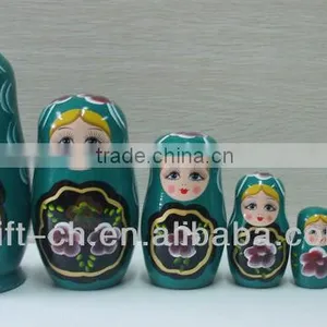 Handmade Wooden Russian Doll thumbnail-1