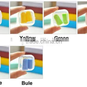 CE Approved Foam Noise Cancelling Ear Plugs Foam Sleeping Bullet Shaped Safety Ear Plugs (SNR:36db)disposable Ear Plugs for Sale thumbnail-5