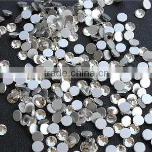White Clear 1440pieces/bag Shining Flatback Non Hotfix Glue on Rhinestones Nail Art Crystal thumbnail-2
