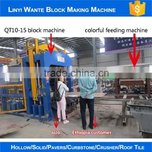 WANTE MACHINERY WANTE BRAND QT6-15 Electric Brick Making Machine and Hollow Concrete Blocks Making Business Plan thumbnail-4