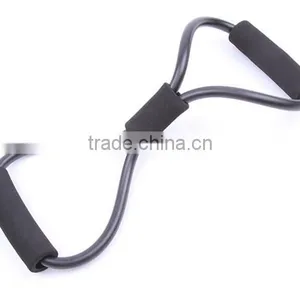 TPE Latex Free Fitness Resistance Bands 8 Tube Pull Exerciser thumbnail-1