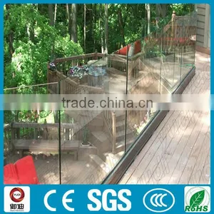 Aluminium Glass Stair Balustrade for Handrail thumbnail-1