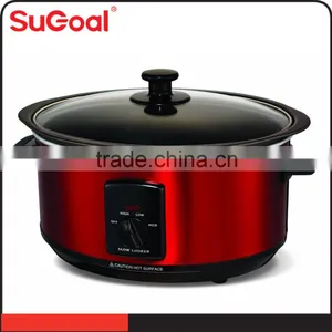 5 Liter High Quality Stainless Steel Oval Slow Cooker thumbnail-2