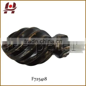 F725418 Window Resin Plastic Crystal Resin Curtain Finial thumbnail-1