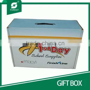 CMYK FULL COLOR OFFSET PRINT FOLDABLE CORRUGATED GIFT PAPER BOXES FOR ARCHIVE PACKAGING thumbnail-3