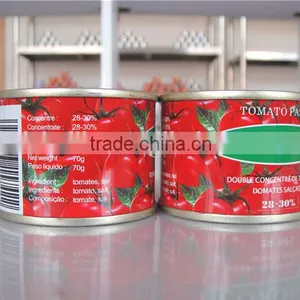 Pure Canned Tomato Paste in Printing 800gram, 210gram, 70gram, 400gram thumbnail-5