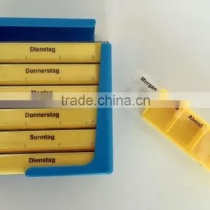 2016 New Design Draw-out Type Plastic Pill Box/7 Days Pill Storage Cases thumbnail-2