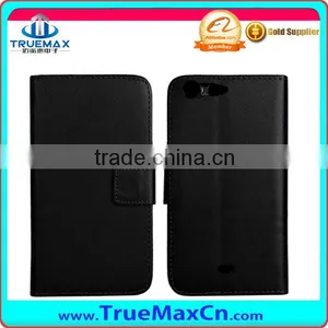 Leather Mobile Phone Case Packaging With Handle for WIKO Stairway Full Grain Leather Cover thumbnail-1