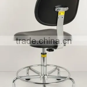 ESD Anti Static Chair PU Leather Chair Lab Cleanroom Chair thumbnail-3