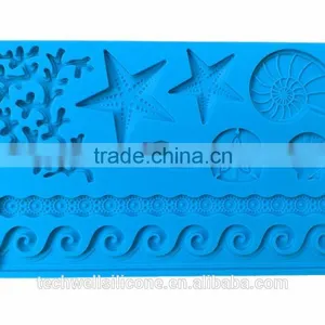FDA LFGB Lovely Silicone Mold for Cake Fondant thumbnail-1