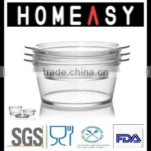 New Design Pyrex Glass Glass Pots With Glass Lid thumbnail-1