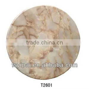 Square Artificial Marble Dining Table Top for Sale T2601 thumbnail-3