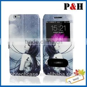 Hot Selling Facotry Wholesale for Iphone 6 Ultra Slim Leather Case thumbnail-4