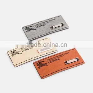 Popular Jeans Leather Patches Leather Labels for Clothing and for Man thumbnail-6