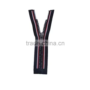 NO.5 PLASTIC ZIPPER COLORFUL TAPE OPEN END thumbnail-1