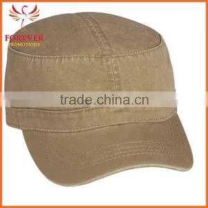 Washed Cottom Camouflage Millitary Baseball Cap With Cotton Sweatband thumbnail-4