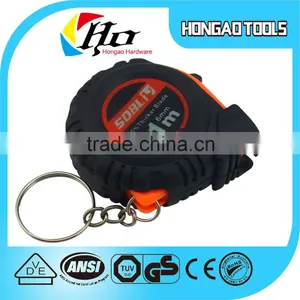 1M/6mm Printing Logo ABS Case Mini Measure Tape for Key Chain With One Stop thumbnail-6
