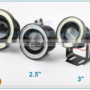 Car White Angel Eye LED COB DRL, Halo Ring Cob Led White for Universal Cars thumbnail-4