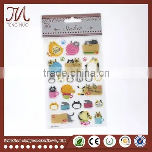 OEM Factory Personalized Soft or Hard Label Stickers Clear Epoxy Stickers For Kids thumbnail-5