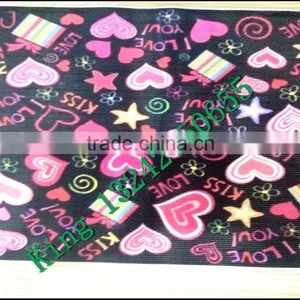 Personalized Doormat,flower and Many Pink Heart Rug thumbnail-1