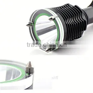 1158 New Design!! XM-L T6 LED Ultra Power Aluminum Torch Light Rechargeable Led With Emergency Hammer thumbnail-3