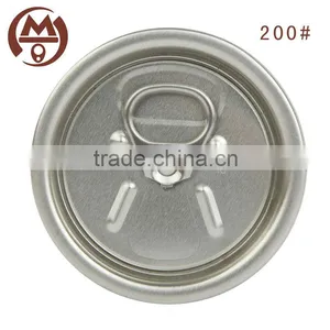 200# Partial Open Easy Open Peel off End Aluminum Beverage Can Cover thumbnail-1