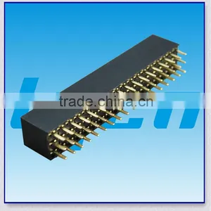 2.54mm Pitch Straight Dip Type Double Row Female Header Connector thumbnail-1
