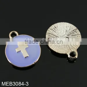 Wholesale Fashion Colorful Handmade Stainless Steel Cross Pendant thumbnail-1
