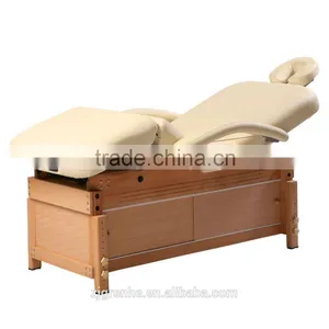 Deluxe Salon & Spa Stationary Table With Cabinet-- FIX-4C thumbnail-1