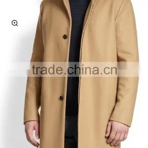 Wool & Polyester Overvoat for Men thumbnail-1
