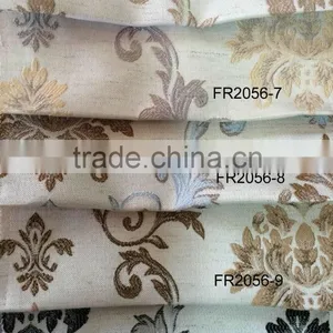 New Arrival 100% Polyester Small Flower Design Jacquard Curtain thumbnail-5