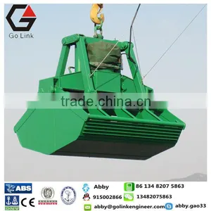 25T Hydraulic Clamshell Grab Deck Crane Grab Bucket Marine Cargo Grapple for Handing Bulk Material thumbnail-2
