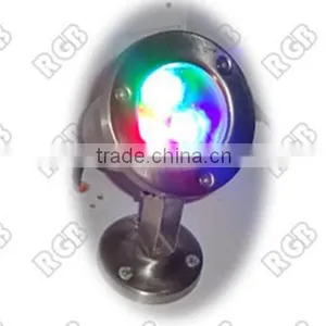 IP68 Small 3W RGB LED Underwater Light With CE,ROHS,FCC thumbnail-2