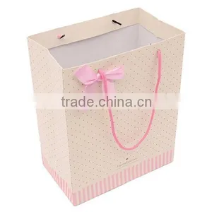 Sweet Light Color Paper Bag With Logo Print thumbnail-4
