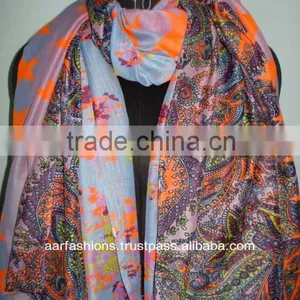 VISCOSE PRINTED SCARF 2014 thumbnail-1