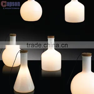 RoSH CE 110-220V White Glass Table Lamp; Glass Table Lamp thumbnail-1