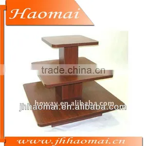 3 Tier Square Clothing Table,clothing Display Table,square Wooden Table,tiered Display Table thumbnail-1