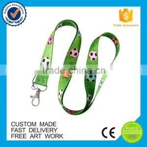 Promotional Football Souvenir Sublimation Printed Custom Sports Lanyard thumbnail-1