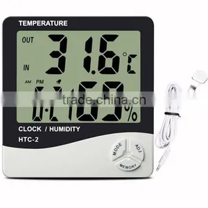 Household Large Screen Decorative Wall Thermometer With Sensor thumbnail-1