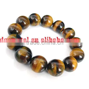 Wholesale High Quality Fashion Sexy Tiger Eye Stone Crystal Bracelet thumbnail-5