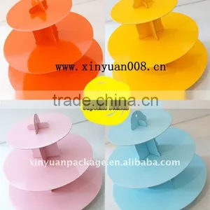 Three Tire Cardboard Cupcake Stand thumbnail-2