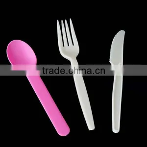 Biodegradable Party Cutlery Set, Logo Acceptable thumbnail-1