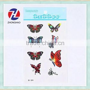 New Coming Promotional Custom Temporary Tattoo Sticker Body Art thumbnail-3