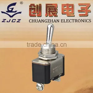 10A Spdt Momentary Toggle Switch,metal Poles and Handle Toggle Switch thumbnail-1