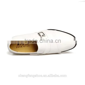 Latest Model Men White Dress Shoes Genuine Leather Wedding Shoes thumbnail-4