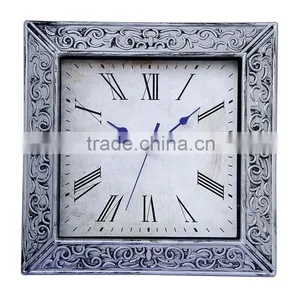 10 INCH Square Clock Simple Style Wall Clocks YZ-3534B thumbnail-1